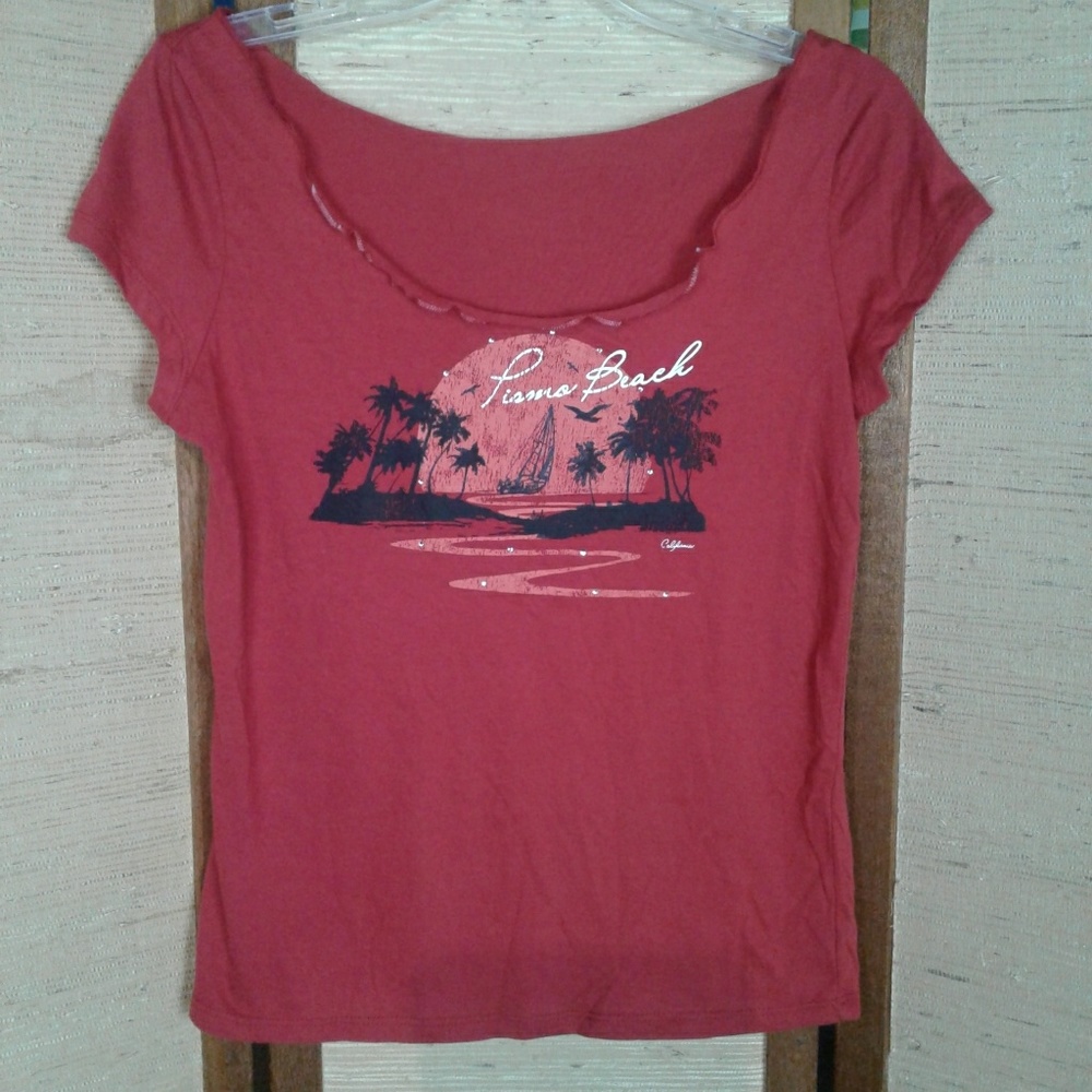Pismo beach graphic t shirt M